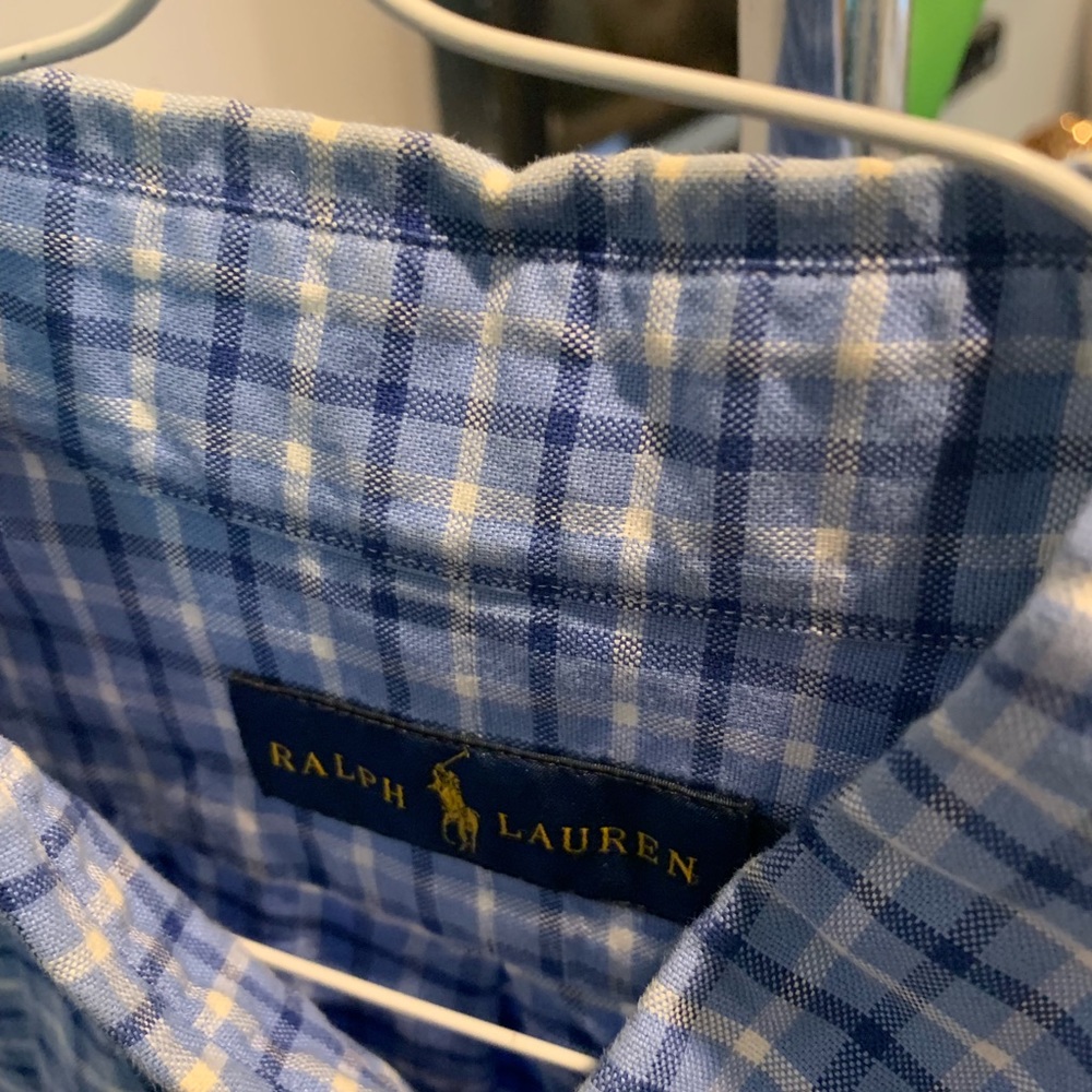Ralph Lauren men’s plaid button down shirt - Picture 2 of 3